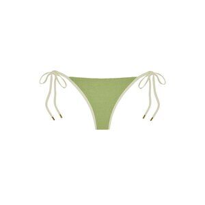 MONDAY Swimwear Le Marais Bottom - Avocado/Ivory Crinkle